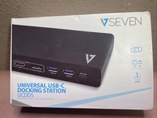 V7 Dual DisplayLink 4K Univ Docking Station UCDDS  W USB-C Power Delivery picture