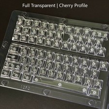 Clear Frosted PC Keycaps Set for Mechanical Keyboard 60% 75% TKL 100% MX picture