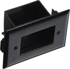 Electronics 45-0008-BK Easy-Mount Recessed Low-Voltage In Wall Plate Cable Pass picture