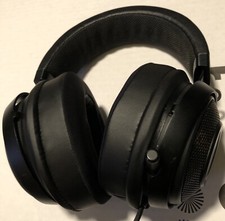 Razer - Kraken Wired Stereo Gaming Headset w/ RC30-0205 - Black - New Ear Pads picture