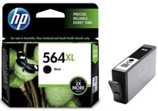 HP 564XL Black Ink Cartridge High Yield Genuine New Sealed EXP 02/2018 picture