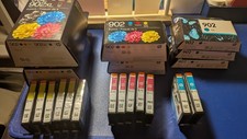 New Genuine HP 902XL 902 Black Color Ink Cartridges Bundle picture