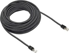 2 PACK 50 Feet Amazon Basics Braided RJ45 Cat-7 Gigabit Ethernet Internet Cable picture