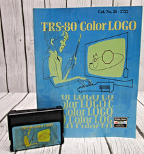 Radio Shack TRS-80 Color LOGO Programming Language Cartridge and Book picture