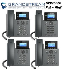 4 Grandstream GRP2602G 2-Line 4 SIP Accounts Office Phone PoE + Gigabit Ethernet picture