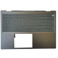 Palmrest Backlit Keyboard For Dell Inspiron 15Pro 5510 5515 06P0TG Dark Gray US picture