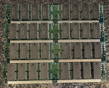 Lot of 4 - 16MB (16MBx4=64MB) 60NS 72 PIN SIMM EDO SILVER **TESTED** picture