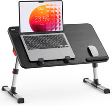 Laptop Desk Table, SAIJI Adjustable Laptop Stand, Portable Lap Desks picture