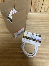 4 Pack Legrand On-Q 7 Foot Cat 5e Patch Cable White AC3507WHV1 New picture