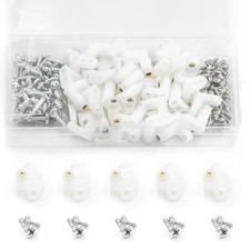 50 PCS Plastic Circuit Board Standoffs and Screws for Motherboards picture