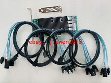 Lenovo 430-16i 9400-16i 12Gb/s  NVMe Tri-Mode HBA PCIe +4*SFF-8643 SATA Cable  picture