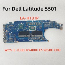 LA-H181P For Dell Latitude 5501 Motherboard W/ I5-9300H/9400H I7-9850H CPU DDR4 picture
