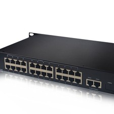 High Quality 24 Ports PoE Switch for CCTV Network POE IP Cameras NVR wireless AP picture