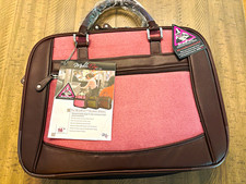 Mobile Edge ScanFast Element 16in Laptop Briefcase Pink/Brown MEF16PF2 picture
