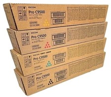 Genuine Ricoh Pro C9500 CMYK Toners Set 828667 / 828668 / 828669 / 828670 picture