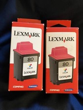 Lexmark Printer Cartridges Pair No. 80 Color - New picture