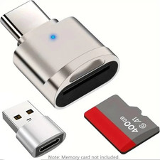 NEW Micro SD TF Card Reader USB Type C OTG Adapter Samsung Android Phone Tablet picture