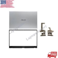 New for ASUS VivoBook 15 X512 X512D X512F X512U Back Cover Bezel Hinges Silver picture