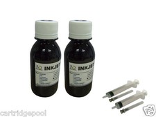 2x4oz Black Refill Ink for Canon PGI-225 CLI-226 PIXMA iP4820 iP4920 iX6520 1p picture