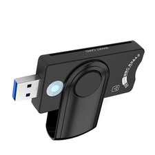 DOD/CAC/Citizen/Goverment ID USB Card Reader Bank/SIM Card Adapter For Windows D picture