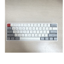 SKYLOONG GK6X Compact USB Wired Keyboard QWERTY White/Gray/Red picture