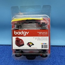 Evolis Badgy VBDG205EU  Ribbon Color YMCBk +100 PVC picture