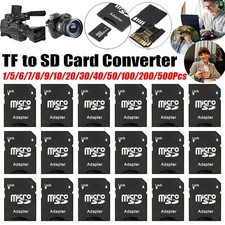 TransFlash TF Micro SD Adapter To SD SDHC Memory Card Adapter Converter Lot picture