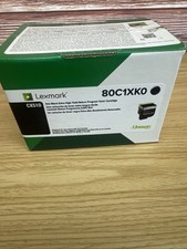 Genuine Lexmark 80C1XK0 Extra High Yield Black Toner for CX510 Return Program picture