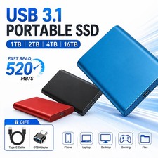 128TB Hard Disk Portable SSD External Hard Drive USB 3.1 for Mac Phone PC Laptop picture