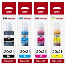 Ink Refill Bottles Kit 4 Pk 170Ml Black 70Ml Color Pigment picture