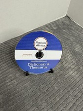 Merriam Webster Dictionary And Thesaurus PC CD Rom Software-RARE- picture