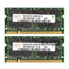 Hynix 4 GB 2x 2 GB PC2-5300 DDR2-667 667Mhz 200pin PC5300 Laptop So-dimm Memory picture