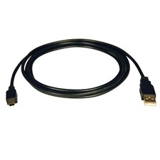 TRIPP LITE CABLES AND CONNECTI U030-006 6ft USB 2.0 Hi-Speed A to Mini-B Cable picture