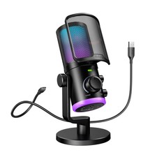 FIFINE AM6 USB Gaming Microphone, Condenser Mic with ChatMix Dial picture