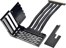 LAN2-1X Premium PCI-E X16 3.0 Black Extender Riser Cable 200Mm and Covert Bracke picture