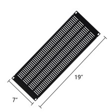 Metal Blank Rack Mount Panel Spacer 1U 2U 3U 4U Vented for 19