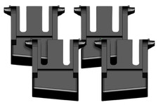 STRONGER ThinkPad TrackPoint II Keyboard KC-1957 Replacement Foot/Leg/Feet 4pc picture