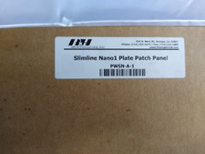 NEW RLH INDUSTRIES Slimline Nano1 Plate Patch Panel, no DIN Clip PWSN-A-1 picture