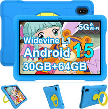 Kids Tablet 10 Inch Android 15 Tablets, 30GB RAM 64GB ROM 1TB Expand, Octa-Core  picture