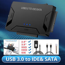 USB 3.0 to SATA/IDE Adapter External Hard Drive Converter 2.5/3.5in HDD SSD DVD picture