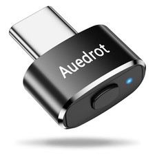 AUEDROT Mouse Jiggler Undetectable USB-C Mouse Mover with Switch Button, Automat picture