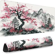 Gaming Mouse Pad, Desk Mat for Keyboard and Mouse, Large Mouse Pad for Desk, Com picture