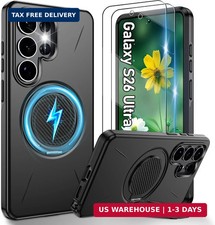 Case For Samsung Galaxy S26 Ultra MagSafe Kickstand 2Pack Screen Protector picture