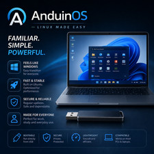Linux Anduin OS - Live Bootable/Installer USB - FAST EASY PRELOADED picture