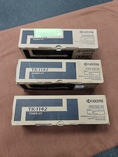 Lot of 3 New Open Box GENUINE OEM Kyocera Toner TK-1142 1T02ML0US (3x) picture