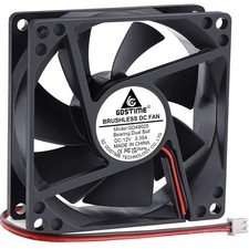 4500RPM 80mm Brushless DC Cooling Fan - Quiet High Airflow Solution picture