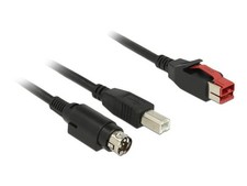 Delock Powered USB - USB Cable PlusPower 24V Digital/Data Cable 3m USB 85489 picture