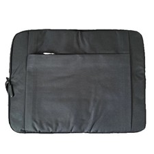 Laptop Sleeve Neoprene Black, Zippered, With Zippered Pocket picture