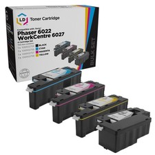 LD Compatible Xerox 6022 & 6027 Set of 4 Laser Toner Cartridges Black & Color picture