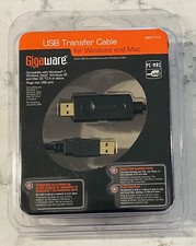 NEW ~ GIGAWARE USB TRANSFER CABLE FOR WINDOWS & MAC ~ 2601713 picture